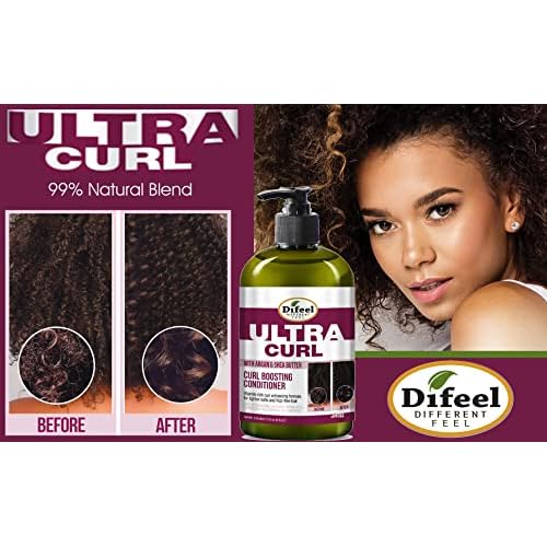 Difeel Ultra Curl with Argan & Shea Butter - Curl Boosting Conditioner 12 oz.