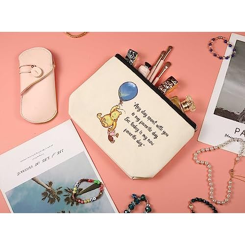 FOTAP Circus Gift Carnival Staff Circus Makeup Bag Life Is A Circus Zipper Pouch Carnival Lover Cosmetics Bag Event Security Ringmaster Lover Gift (Circus)