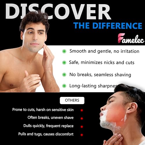 Upgrade Replacement Heads for Norelco 5000 Replacement Blades, New SH50 Shaving Heads Compatible with Norelco Replacement Heads Series 5000 (S5xxx), Double Blades for Electric Razor for Men