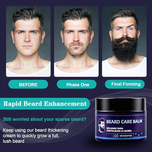 Beard Stimulating Balm, B?lsamo Estimulante de Barba, Ultra Potente Crema Para Barba, Hydrates, Strengthens & Promotes Healthy Beard Growth, Softens, Nourishes, Stimulates Hair Follicles