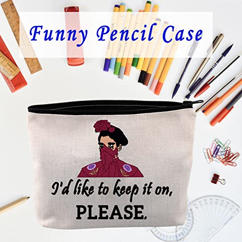 JYTAPP TV Show Gift Inspired Makeup Bag TV Show Fan Gift Luke's Diner Coffee Inspired (cosmetic organizer bag)