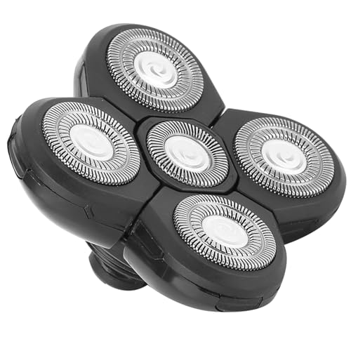gernie Electric Shaver Accessory Skull Shaver Pitbull Replacement Head for Men Washable 5 Blade, Pitbull Skull Shaver Replacement Blades (Spare 5 blades)