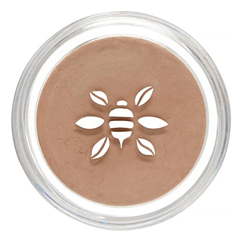 Honeybee Gardens PowderColors, Clean Mineral Eye Shadow in Chai, Matte Pale Creamy Brown, Versatile, Portable, & Skin-Friendly, 2g
