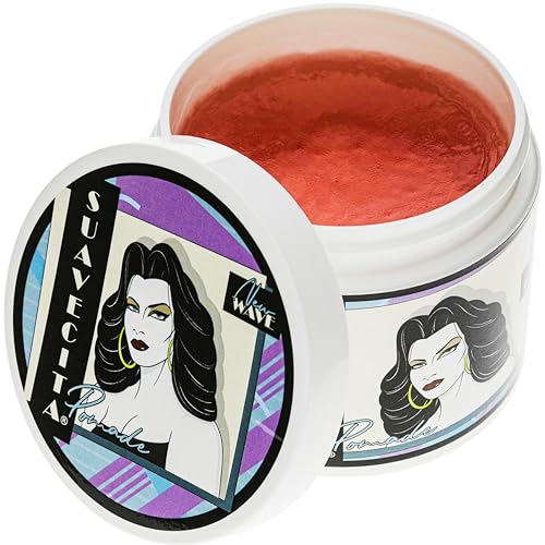 Suavecita Pomade for Women 4 oz Can - Medium Hold, High Shine, Water Based, Wax Like Flake Free - All Day Hair Free Gel Hairstyles Easy to Wash Off - New Wave Edition