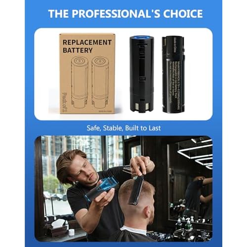 Upgraded 2500mAh Replacement Lithium-ion Battery for FXBB24,Compatible with BaBylissPRO all FXONE tools,w/LED Indicator & Quick Release Button,Long-Lasting Power for Cordless Clippers (2 Packs)