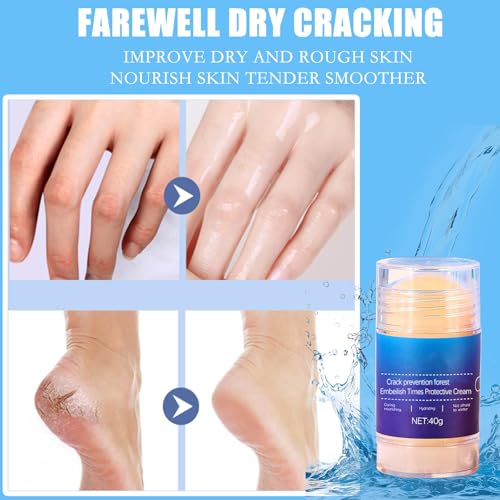 Lexenic Anti-Crack Foot Cream - 2pcs Foot Care Cream for Dry Cracked Heels and Feet, Moisturizing | Softening | Nourishing, Remove Dead Skin And Softening Dry Skin