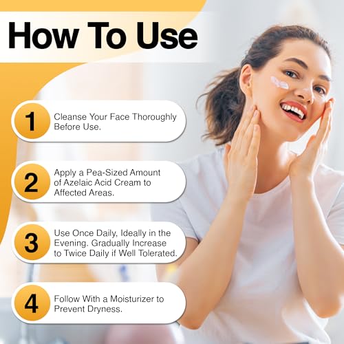 Foundation Skincare Azelaic Acid for Face 14% (1 Fl Oz) ? Dermatologist Formula for Uneven and Blemish-Prone Skin, Supports Balanced Tone & Smooth Texture for Men & Women
