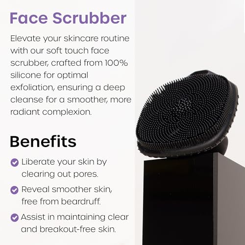 The Man Silicone Face Scrubber & Silicone Hook ? Bundle