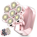 7D Electric Shaver for Women ? Upgraded Electric Razor for Women with Rotary Floating Magnetic Head, Detachable and Waterproof, Painless Hair Remover for Legs, Bikini, Face, Sensitive Skin