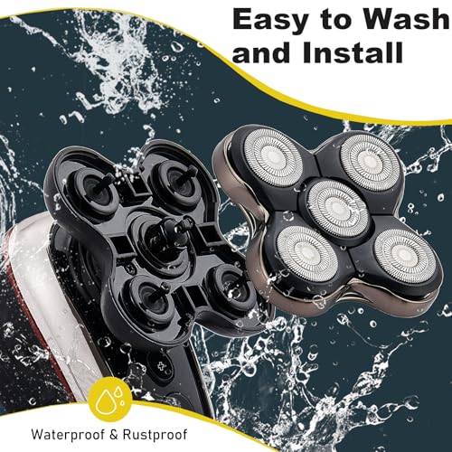 Shaver Replacment Heads Compatible with Remington Balder Boss XR7120/XR7100/XR1600/RX7 Shavers (3 Pack)