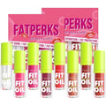 8 Colors Hydrating Lip Oil, Big Brush Head Lip Glaze Shiny Transparent Lip Glow Oil 0.35 Fl Oz, Glossy Finish (Set A+Set B)