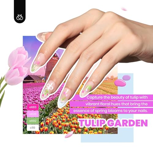 beetles 85 Pcs Gel Nail Polish Kit with UV Light - 35 Colors Gel Polish Set Travel Diary All in One Manicure Kit with Nails Tips and Base Top Coat Soak Off Home DIY Salon Gifts for Women Teens Girls