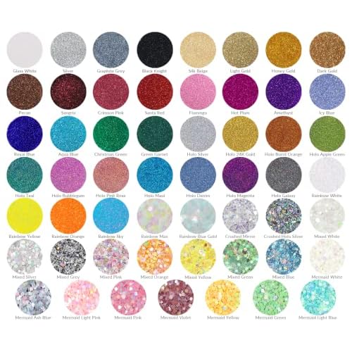 MARBLERS Holographic Glitter [Holo Fairy Powder] 1.5oz (42g) | Fine | Non-Toxic, Vegan, Cruelty-Free | Face, Body, Eyeshadow, Hair, Festival, Party Makeup | Nail Art, Polish | Resin, Tumbler, Candle