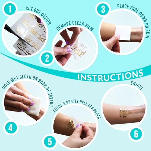 Terra Tattoos Gold Metallic Tattoo Flash Sheets Designs of Feathers, Flowers, Jewerly & more! Face Tattoos for Women Waterproof Nontoxic Long Lasting 75+ Designs for Vacation, Festivals Parties - Gold