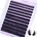 Winifred Lash Clusters Fairy Cluster Eyelash Extensions Dramatic Lash Clusters with spikes Voluminous Eyelashes Thick Eyelash Cluster D Curve 12-20mm 187pcs Individual Lashes DIY Lashes