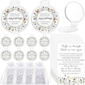 25 Set Inspirational Compact Mirror Bulk for Women Sometimes You Forget You're Awesome Motivational 2.76 Inch Small Double Sided Folding Pocket Mirror for Womens Day Mothers Day (Wildflower)