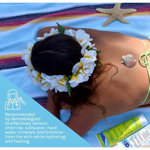 TRISWIM After Swim Skin Care Set | Chlorine Removal Body Wash & After Swim Lotion, 8.5 fl oz Each | Removes Chlorine & Deeply Hydrates Dry Skin | Vegan, Paraben-Free