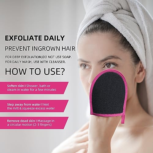 Deep Exfoliating Back Scrubber -Bath & Shower Back Scrub - Body Exfoliator Scrub Tool - Skin Care for Women & Men - Exfoliation Body Scrubber for Shower