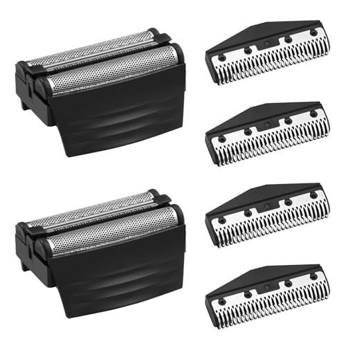 Shaver Replacement Foil Compatible with Remington TITANIUM-X Flex & Pivot Foil and Cutter F5800 & F7800,Shaver heads Fit for Remington F4900,F5800,F7800 (2 Pack)
