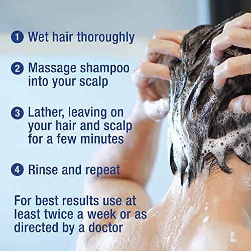 Neutrogena T/Sal Therapeutic Dandruff Shampoo, Scalp Build-Up Control, 3% Salicylic Acid,Psoriasis Treatment, Seborrheic Dermatitis Shampoo, Clears Flakes, Fragrance Free, 4.5 fl oz (Pack of 2)