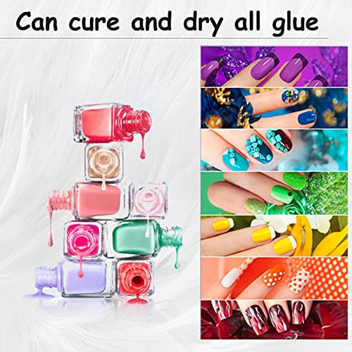 Watris Veiyi 300W Nail Polish Dryer, Nail Fan Dryer for Regular Polish, Hot & Cold Wind Nail Blower Dryer for Manicure Salon and Daily Home Use