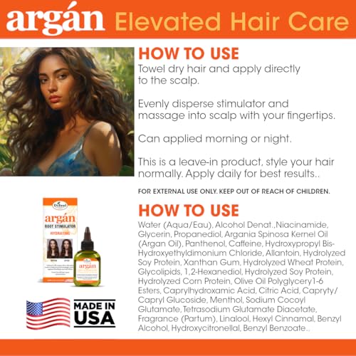 Difeel Argan Hydrating Root Stimulator 2.5 oz.