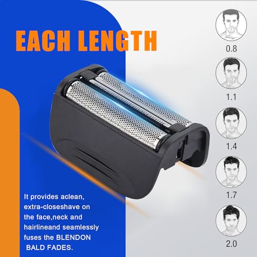 Shaver Replacement Head Compatible with Remington Foil Shaver PF7400, PF7500, and PF7600 Models (Black(2PCS))