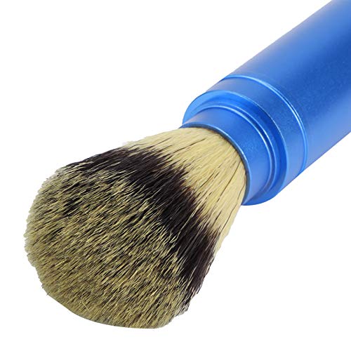 Shaving Brush Blue Handle Designed For The Best Shaving Experience Of Your Life. Suitable For Safety Razors, Double Razors, Straight Razors Or Straight Razors