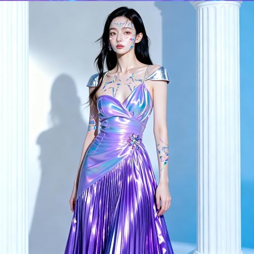 8 Sheets Temporary Tattoo Sticker Set, Hunter Pop Singer Full Body Waterproof Fantasy Body Art Transfer-Colorful