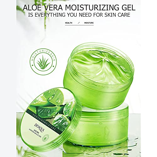 BIOAQUA Aloe Vera Extract Gel Hydrating Moisturizing Soothing Skin Care Essence 300g/10.58oz