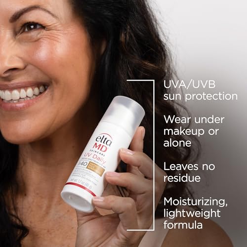 EltaMD UV Daily Face Sunscreen Moisturizer with Zinc Oxide, Daily Face Moisturizer with SPF, Great for Dry, Combination, and Normal Skin