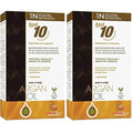 One 'N Only Fast 10 Permanent Hair Color Kit - Hair Dye for Women with Argan Oil to Maintain Moisture Balance - Advanced Micro-Pigments for Natural Tones (1N Natural Very Black) (Pack of 2)