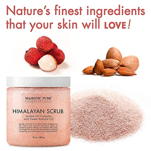 Majestic Pure Himalayan Mud Mask (10 oz) and Himalayan Scrub (10 oz) Bundle