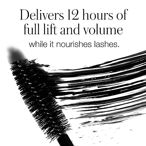 RMS Beauty Straight Up Volumizing Peptide Mascara ? Black, Lash-Lengthening & Thickening Formula, Nourishing Peptides, Waterproof, Vegan & Cruelty-Free, 8ml (Pack of 2)