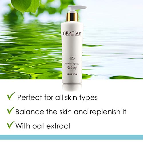 Gratiae Organics Facial Cleansing Lotion, 6.8-Ounce
