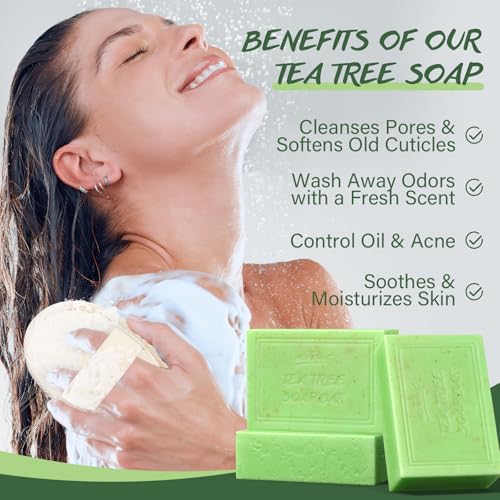 Perilla T?a T? Soap Bar, Soap For Face and Body, Back Acne Body Soap, Anti-Acne Cleansing Healthy Skin, Mosquito Repellent Soap, Soap for Men, Women, Teen and All Skin Types