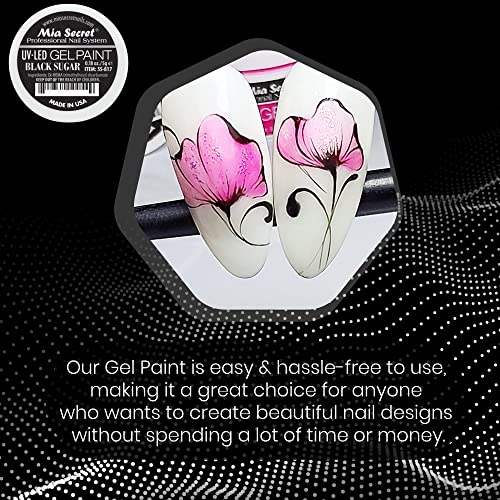 Mia Secret Professional Nail System UV/LED Gel Paint - 5 grams (Black Sugar)