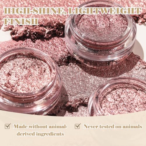 Wink Perfect Jelly Cream Eyeshadow ? High-Shine Shimmer, Buildable & Long-Lasting, Lightweight Cream-to-Powder Eye Shadow, Vegan & Cruelty-Free (03 Frosted Petal, 0.18 oz / 5.1 g(PACK OF 1))