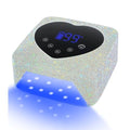 Cordless UV Nail Lamp for Gel Nails 72W, Rechargeable Diamond LED Nail Dryer with 5 Timer Setting, Touch Control & Auto Sensor, Fast Nail Light Curing Lamp for Salon & Home