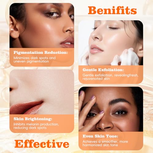 Turmeric Soap Bar Dark Spot Kojic Acid soap Remover for face and body Even Skin Tone, Moisturizing & Nourishing Natural Ingredients£¨4Pack£©