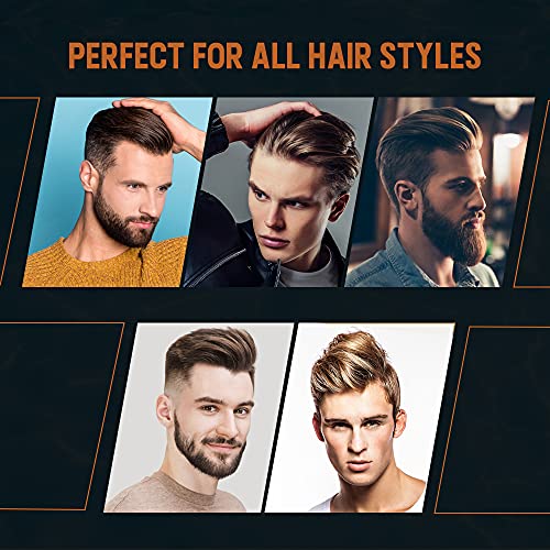 Woody's Mega Firm Hair Gel for Men, Strong Hold, Alcohol-Free, No Flakes, Men's Hair Gel for Strong Hold Styling, Mens Styling Gel - 12 fl oz
