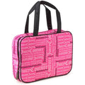 Juicy Couture Hot Pink Graffiti Makeup Bag Cosmetics Organizer Travel Essentials Weekender Logo