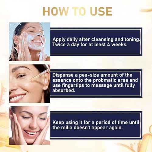 Milia Remover Serum for Eyes and Face,Milia Spot Removal with Salicylic Acid£¬Milia Acne Serum