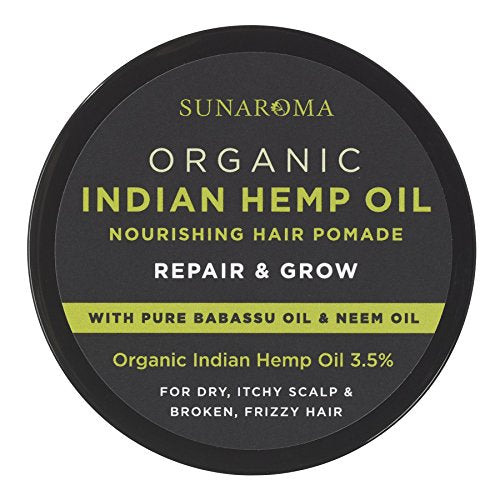 SUNAROMA Organic Hair Pomades (Indian Hemp Oil)
