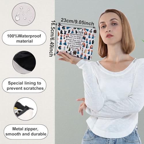 POFULL Germany Gift Germany is Always A Good Idea Traveler Makeup Bag German Symbols Gift (Germany is Always Cosmetic Bag)