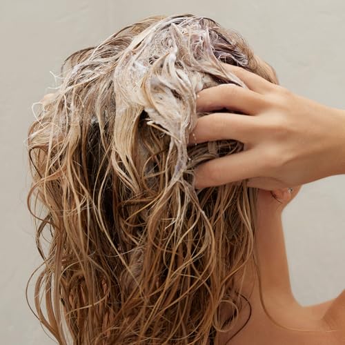 Kristin Ess Hair The One Purple Shampoo for Toning Blonde Hair - Neutralizes Brass + Yellow Tones, Shine Restoring - Sulfate, Silicone and Paraben Free, Color + Keratin Safe, 10 fl. oz.