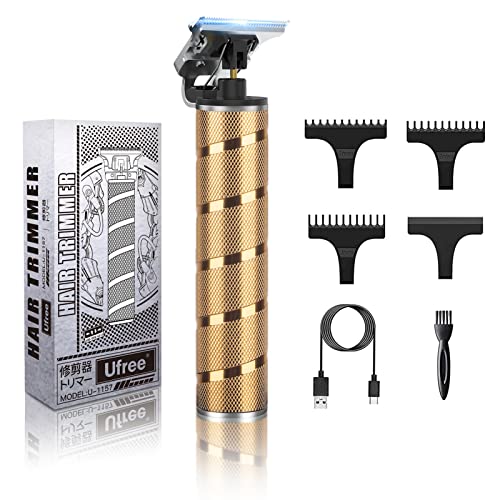 Ufree Beard Trimmer with T Blade Trimmer for Men, Beard Grooming Kit, Gifts for Men, Wet & Dry, Rechargeable