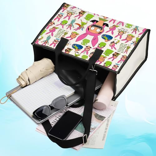 LEVLO Louis Cosmetic Bag Belcher Fans Gift Bob Family Zipper Pouch Bag Louis Cartoon TV Show Merchandise (I'll See You LT)