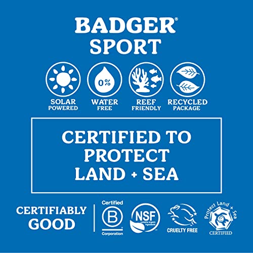 Badger SPF 40 Reef Safe Sport Sunscreen and SPF 50 Reef Safe Sunscreen
