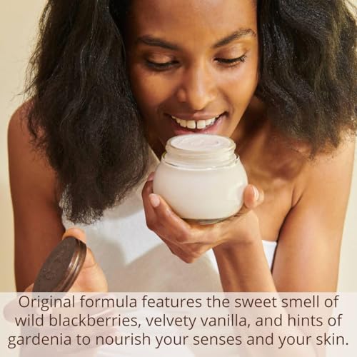 Savannah Bee Company Ultra-Rich Royal Jelly Body Butter Original Formula Set: Deeply Moisturizes, Nourish & Revitalize Skin with Sweet Fragrance of Blackberries & Velvety Vanilla (6.7 Oz & 1.65 Oz)